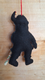 Kerstman rood vilt