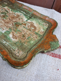 Dienblad Italiaans rood/groen