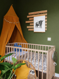 Zwart-Wit Poster Yak