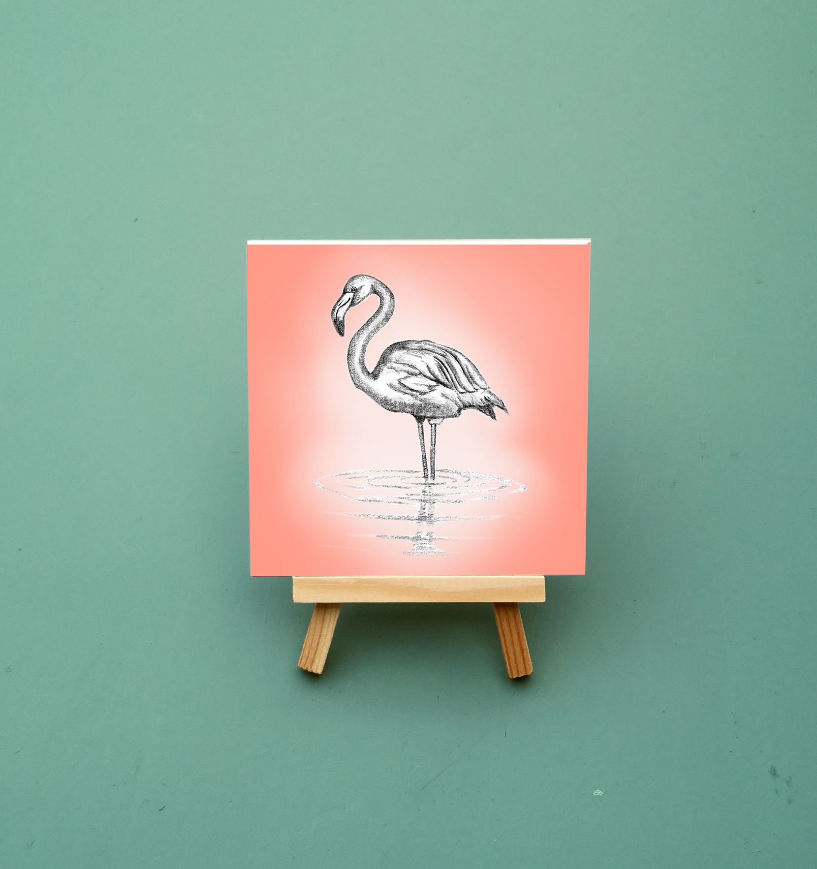 Tegel Flamingo Roze