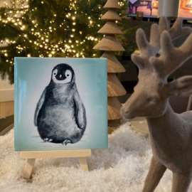 Tegel Pinguin LichtBlauw