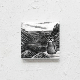 Pinguin Op IJsschots