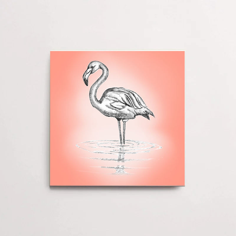 Tegel Flamingo Roze