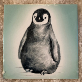 Tegel Pinguin LichtBlauw