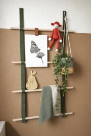 Zwart-Wit Poster Vlinder