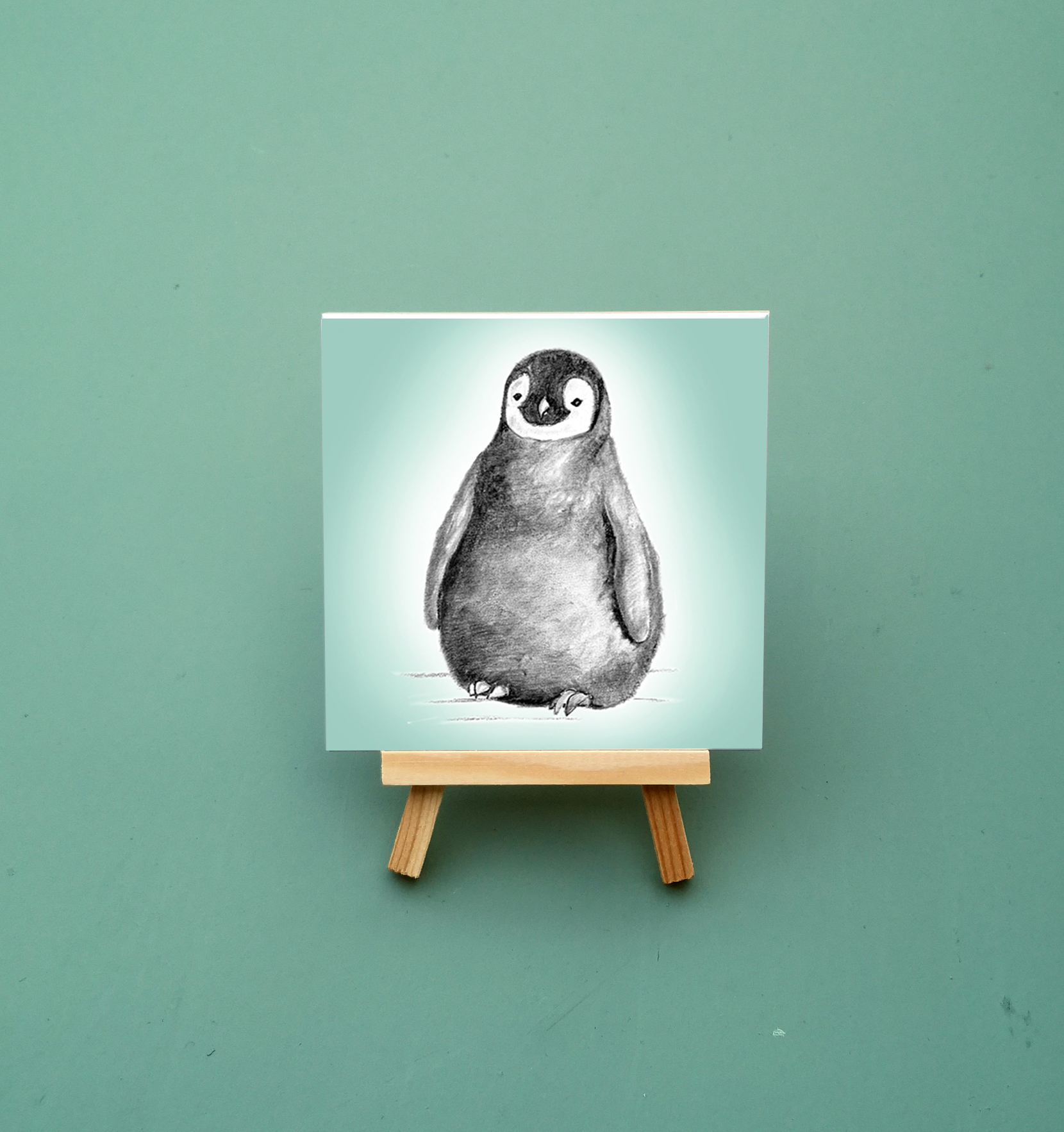 Tegel Pinguin LichtBlauw