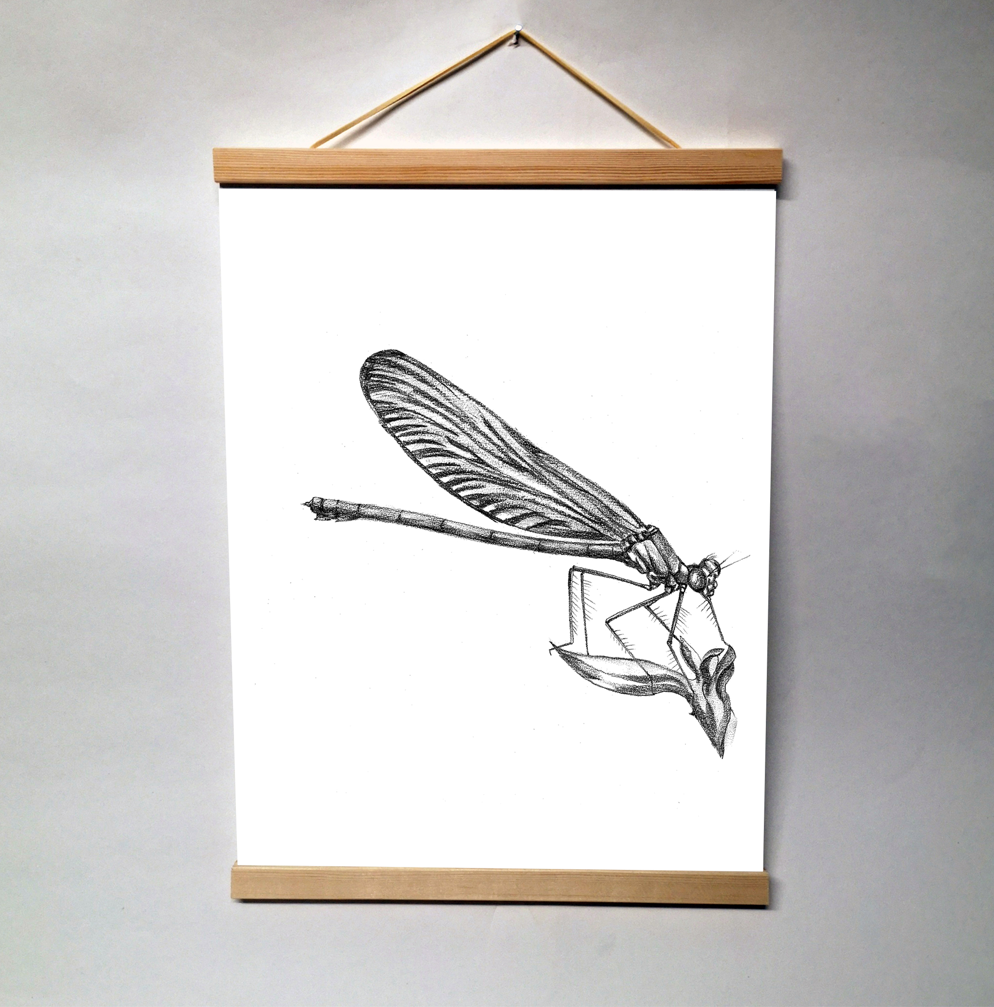 Zwart-Wit Poster Juffer