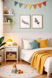 Zwart-Wit Poster Rups