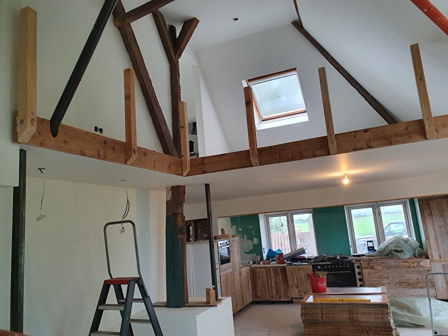 houten ballustrade nok boerderij hans bouwt