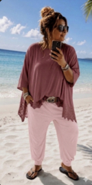 Top "Moos" oud roze