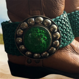Boots belts groen 9