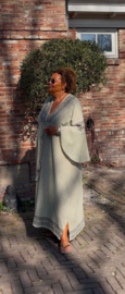 Grote jurk "Lois" zand