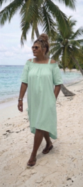 Jurk "Naomi" mint groen