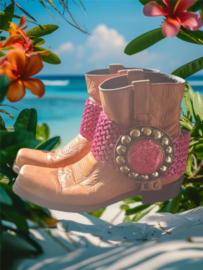 Boots belts roze 5