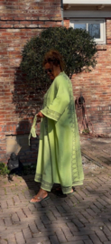 Kimono "Lois" lime groen