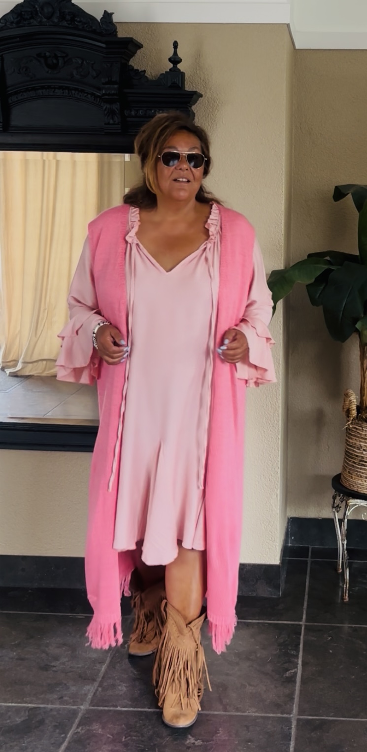 Jolien combinatie set Roze/roze