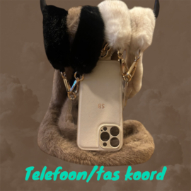 Telefoon / tas band bont zwart