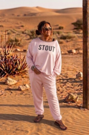 Sweater "Stout" licht roze