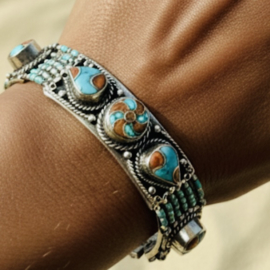 Boho style metalen armband 1