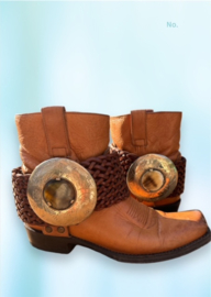 Boots belt donker bruin 1