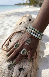 Natuurstenen armbanden set 2