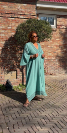 Grote maxi XXL jurk "lois" turkoois