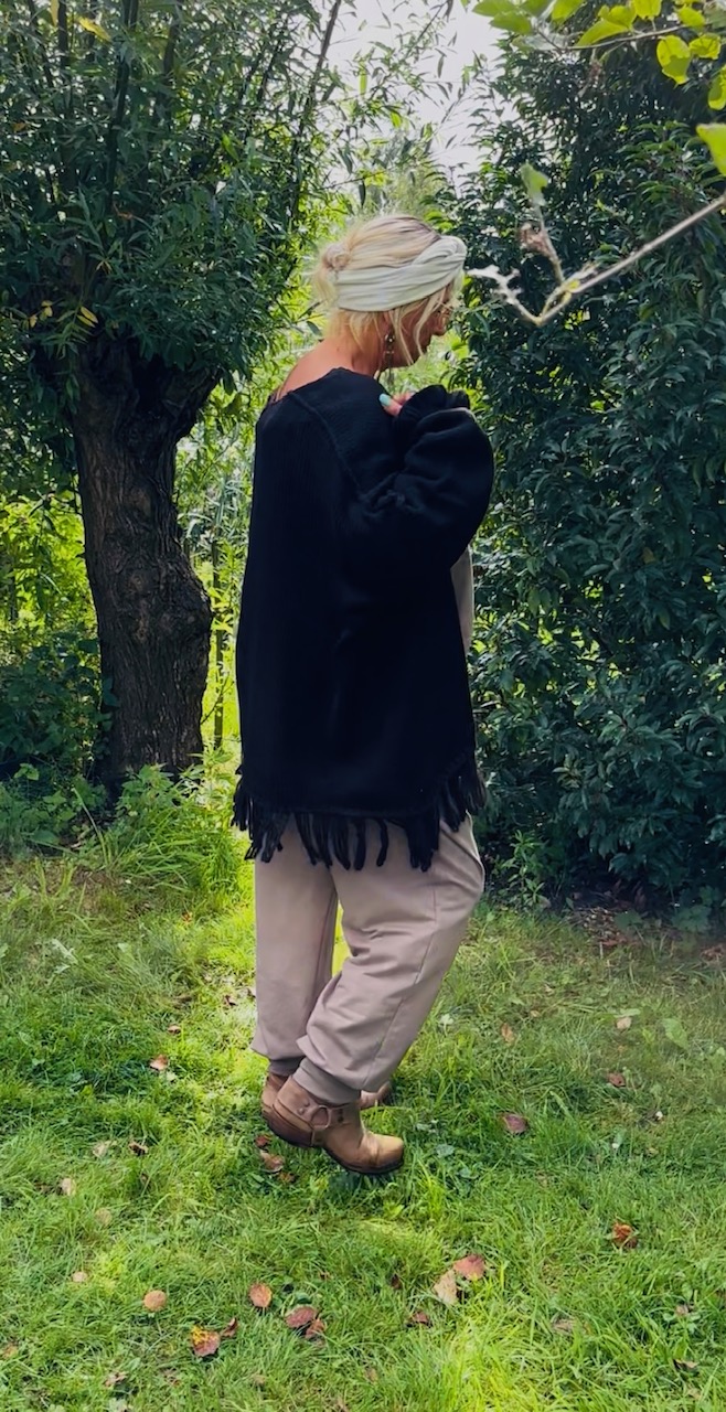 Vest "Romy" zwart
