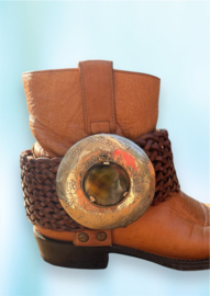 Boots belt donker bruin 1