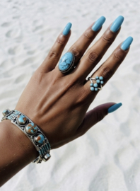 Boho style metalen armband 1