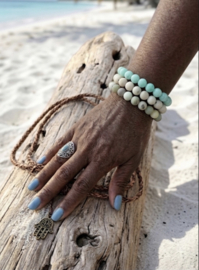 Natuurstenen armbanden set 3