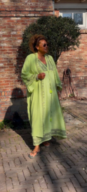 Kimono "Lois" lime groen