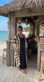 kimono "Vanessa" zwart/creme