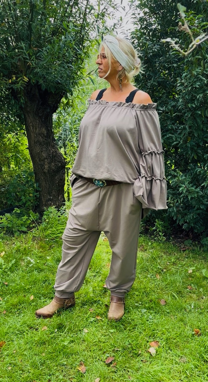 Groot combinatie set "Gaaf" taupe