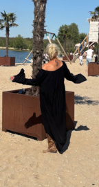 Grote jurk "Mae" zwart