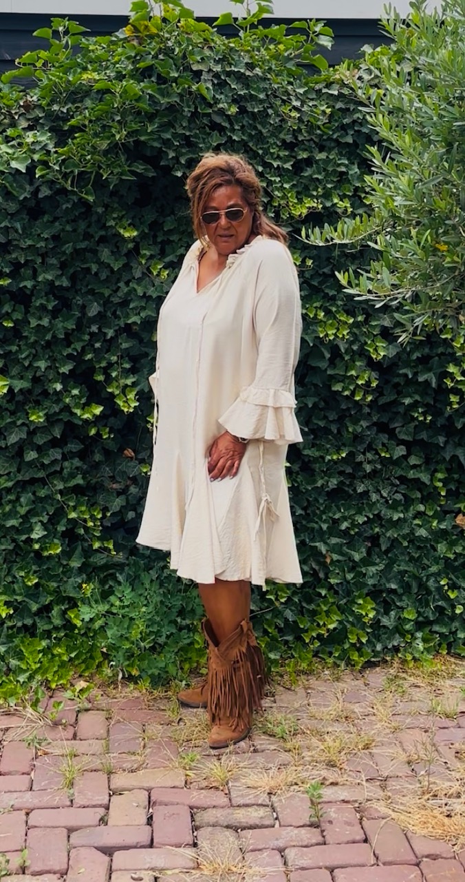 Jolien combinatie set Creme/creme