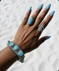 Boho style metalen armband 4