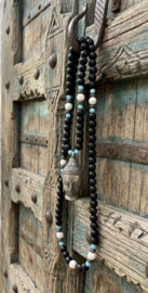 Ketting met buddha zwart