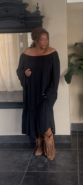 Grote jurk / tuniek "Angel" zwart