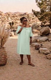 Jurk "Roos" mint groen