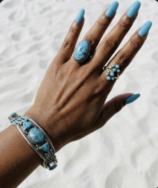 Boho style metalen armband 3