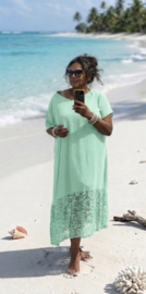Jurk "Diana" mint groen