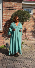 Grote maxi XXL jurk "lois" turkoois
