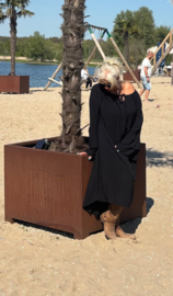 Grote maxi  XXL jurk "Mae" zwart