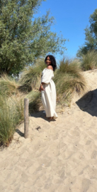 Grote maxi  XXL Jurk "Love" Crème