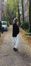 XXL grote trui "Jasmijn" bruin.