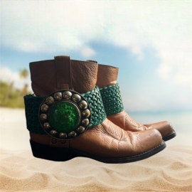 Boots belts groen 9