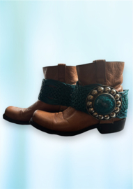 Boots belts turkoois 8
