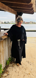 Grote combinatie set  rok en sweater 'Suus" zwart