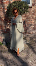 Grote maxi XXL jurk "Lois" zand