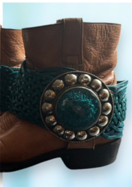 Boots belts turkoois 8